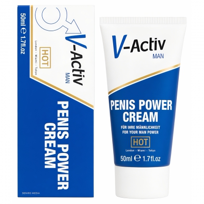 Erecție Prelungită Cremă V-Activ Penis Power