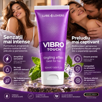 Gel Vibro Touch cu Efect Tingling pentru Femei 50 ml