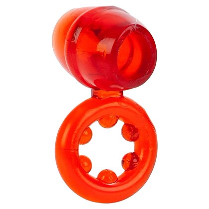 Inel Penis Dual Support Magnum Rosu