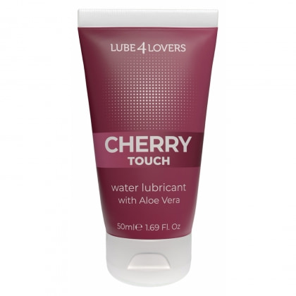 Lubrifiant Cherry Touch cu Aloe 50 ml — alunecare instantă