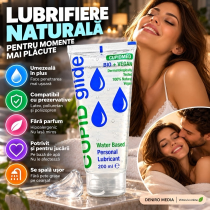 Lubrifiant Cupid Glide Professional Hipoalergenic 200ml