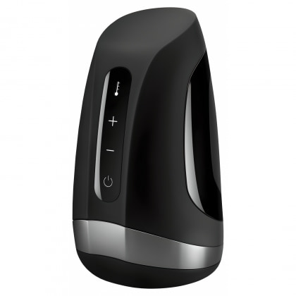 Masturbator Satisfyer Cu Vibrație Pulsație Și Încălzire Negru