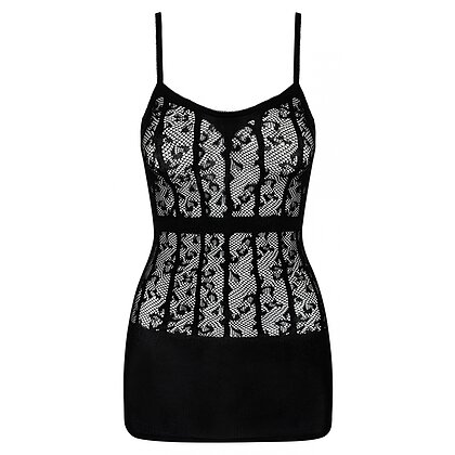 Neglijeu Damă Obsessive D605 Negru