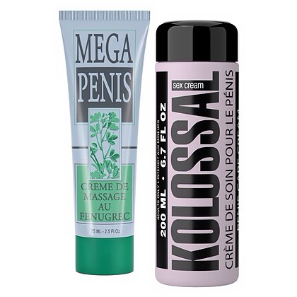 Pachet Cremă Mărire Mega Penis + Cremă Mărire Penis Kolossal 200ml