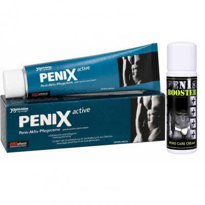 Pachet Cremă Pentru Potență Penis Booster 125ml + Cremă Pentru Potență Penix 75ml