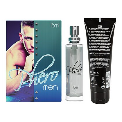 Pachet Cremă Erecție Penis XXL 80ml + Parfum cu Feromoni Pheromen 15ml