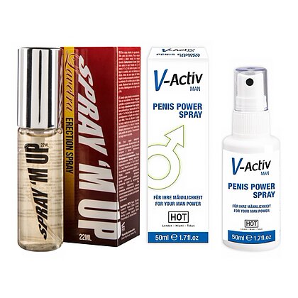 Pachet Spray V-activ Penis Power For Men + Spray Erecție Spray M-Up 22ml