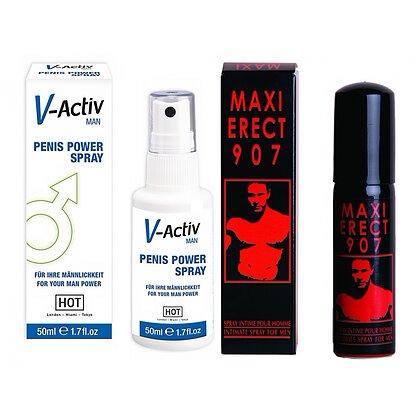 Pachet Spray V-activ Penis Power For Men 50ml + Spray Pentru Potență Maxi Erect 907