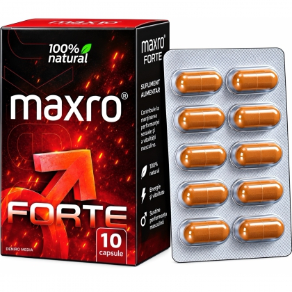 Pastile MaxRo FORTE Pentru Potență Bărbați 10 buc