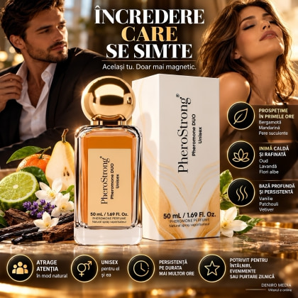 PheroStrong Pheromone DUO Unisex pentru Atracție 50ml