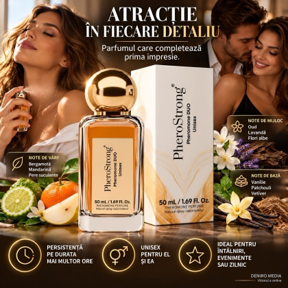 PheroStrong Pheromone DUO Unisex pentru Atracție 50ml