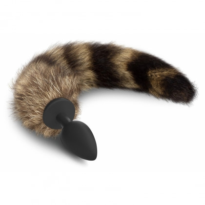 Crushious Foxy Delight Plug Anal cu Coadă 30 cm Negru