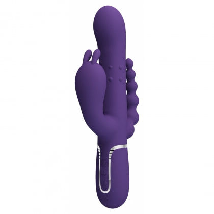 Pretty Love Cammy Vibrator Triplu Reîncărcabil Mov