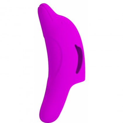 Pretty Love Delphini Vibrator De Deget 10 Funcții Mov Discret