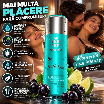 Swede Fruity Love 50 ml Lubrifiant cu Coacăze Negre