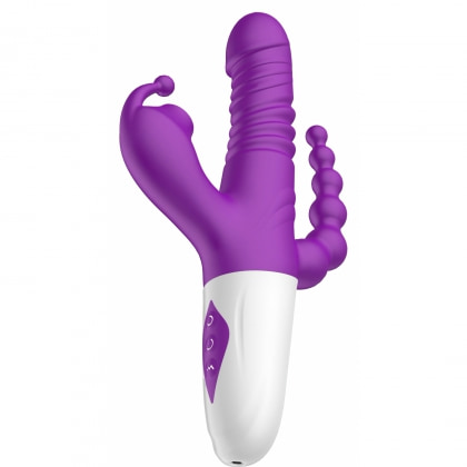 Wrangler Stimulare Triplă Reîncărcabil 3x10 – Crushious Mov
