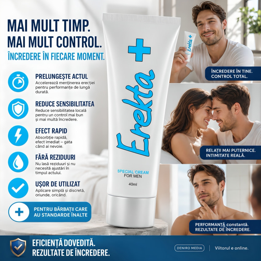 Cremă Ejaculare Precoce Erekta Plus 40ml