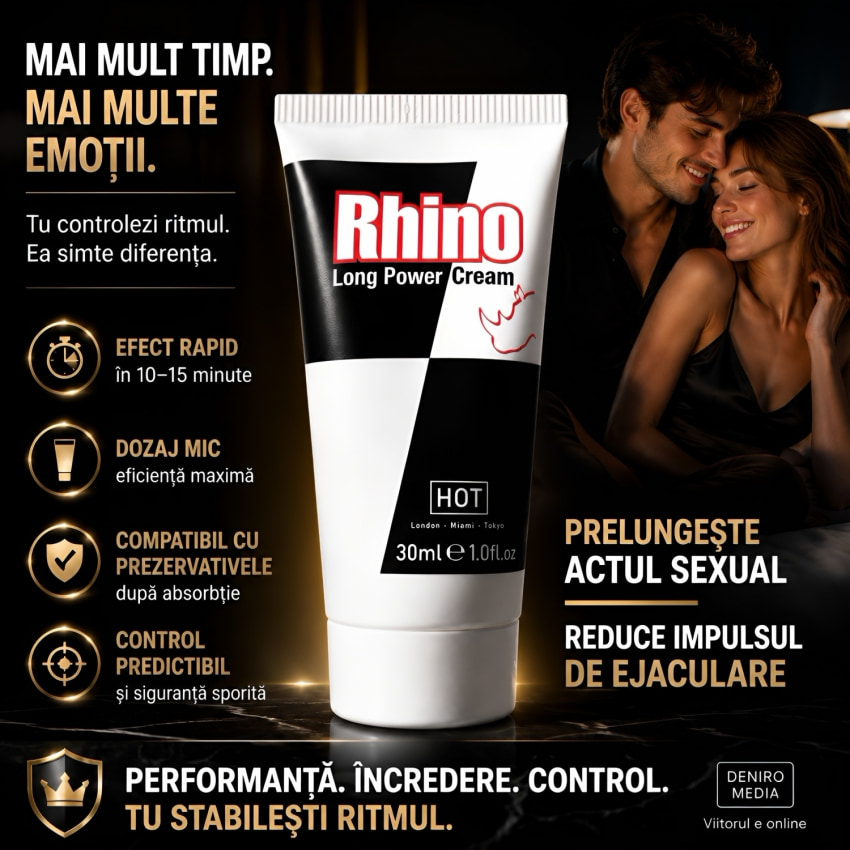 Cremă Ejaculare Precoce Rhino Long Power Cream 30ml