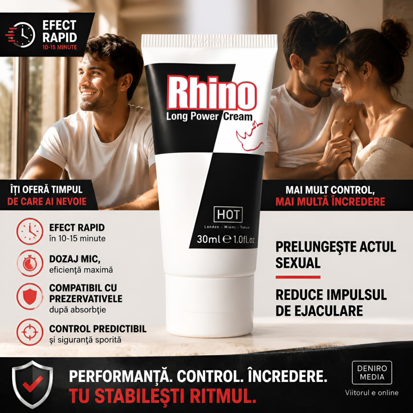 Cremă Ejaculare Precoce Rhino Long Power Cream 30ml