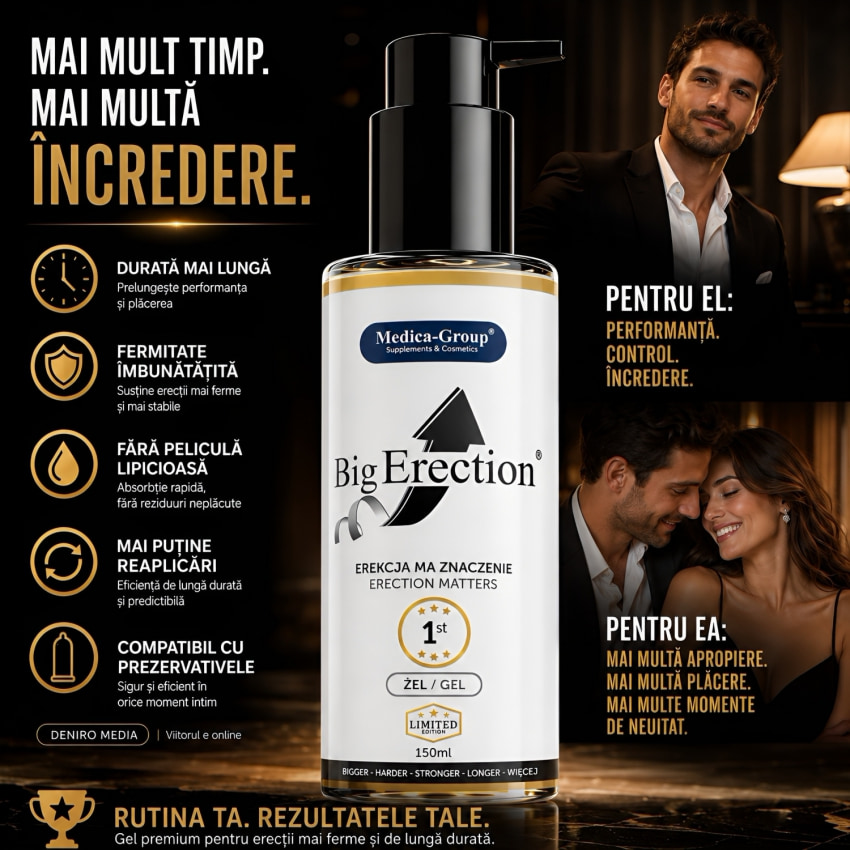 Gel Pentru Erecție Și Control Al Ejaculării Medica-Group 150ml