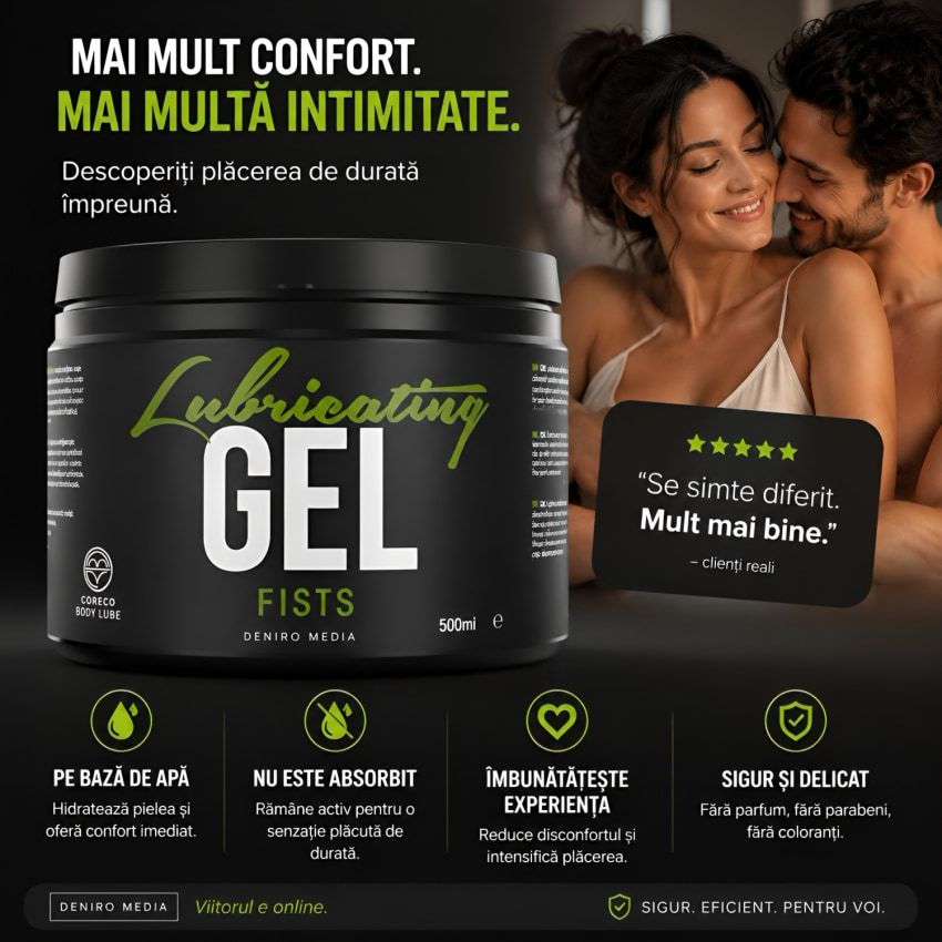 Lubrifiant Cobeco Fists pentru Sex Intens 500 ml
