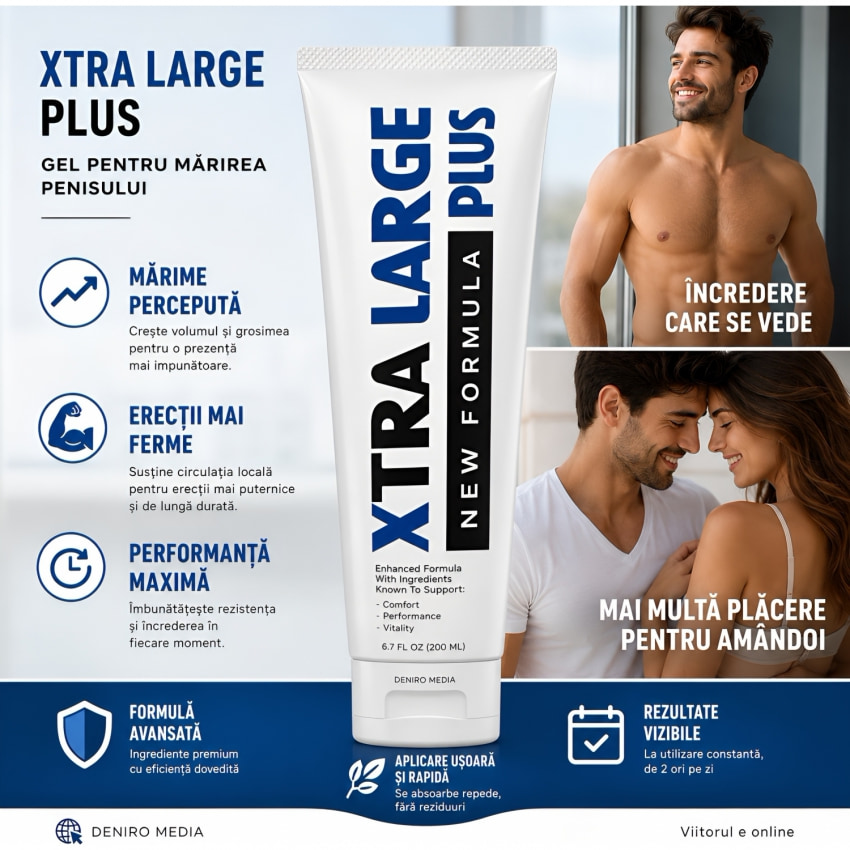Gel Pentru Mărire Penis Xtra Large Plus 200ml