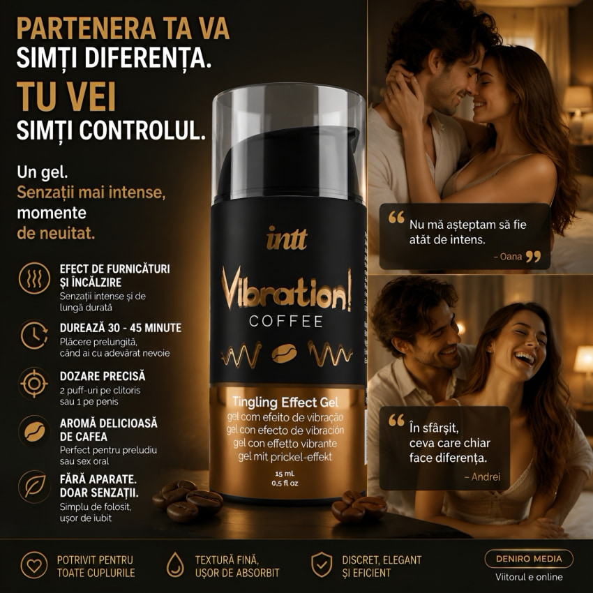 Gel Stimulare Vibration Coffee 15ml