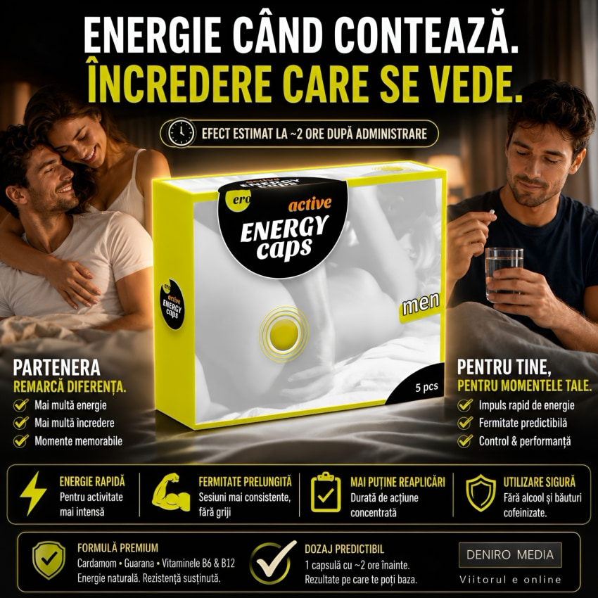 HOT Ero Men Energy Caps 5 Capsule Pentru Potență