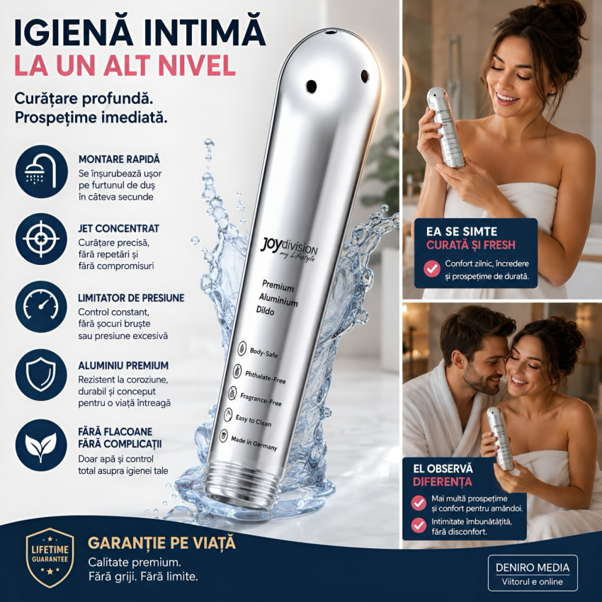 Irigator Intim Aluminium Argintiu