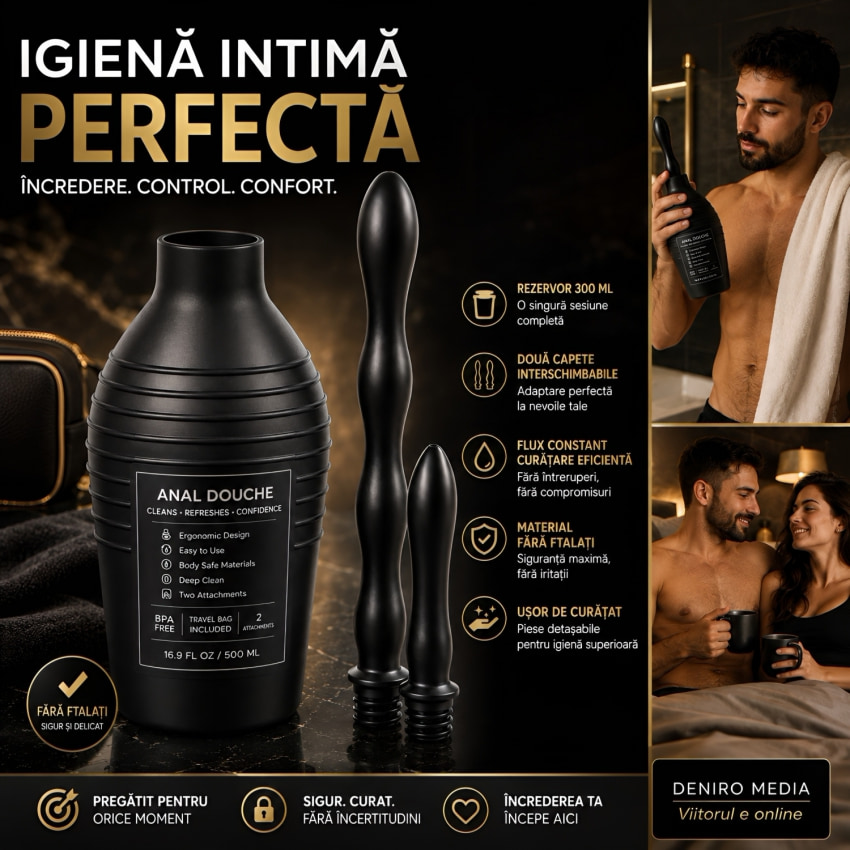 Irigator Intim Shower Me Negru