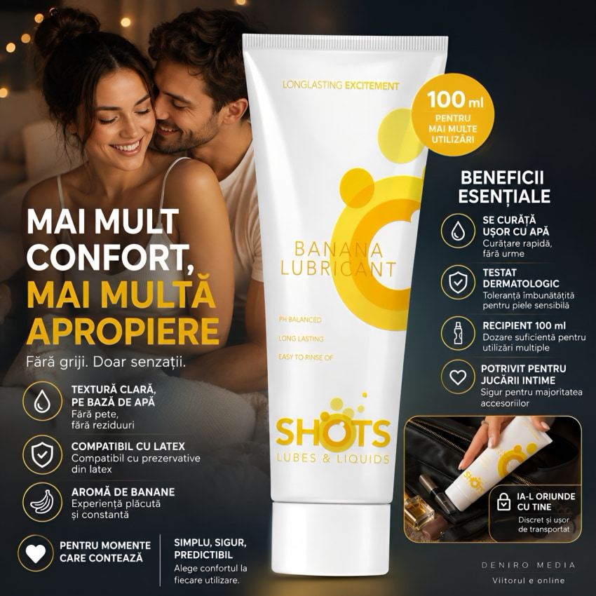 Lubrifiant Pharmquests Banană 100ml