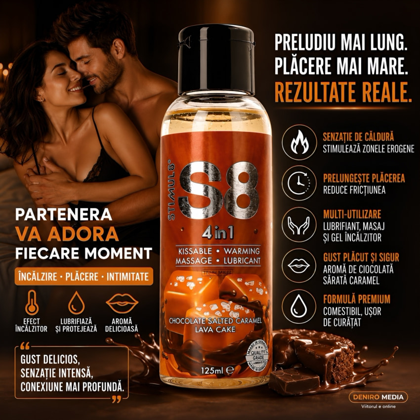 Gel Lubrifiant 4-In-1 Dessert Chocolate pentru Sex Oral
