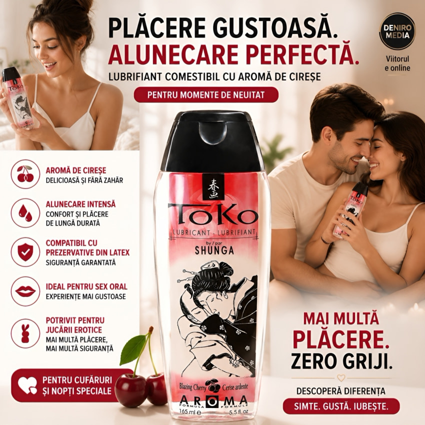 Lubrifiant Shunga Toko Aroma pentru Sex Oral 165ml
