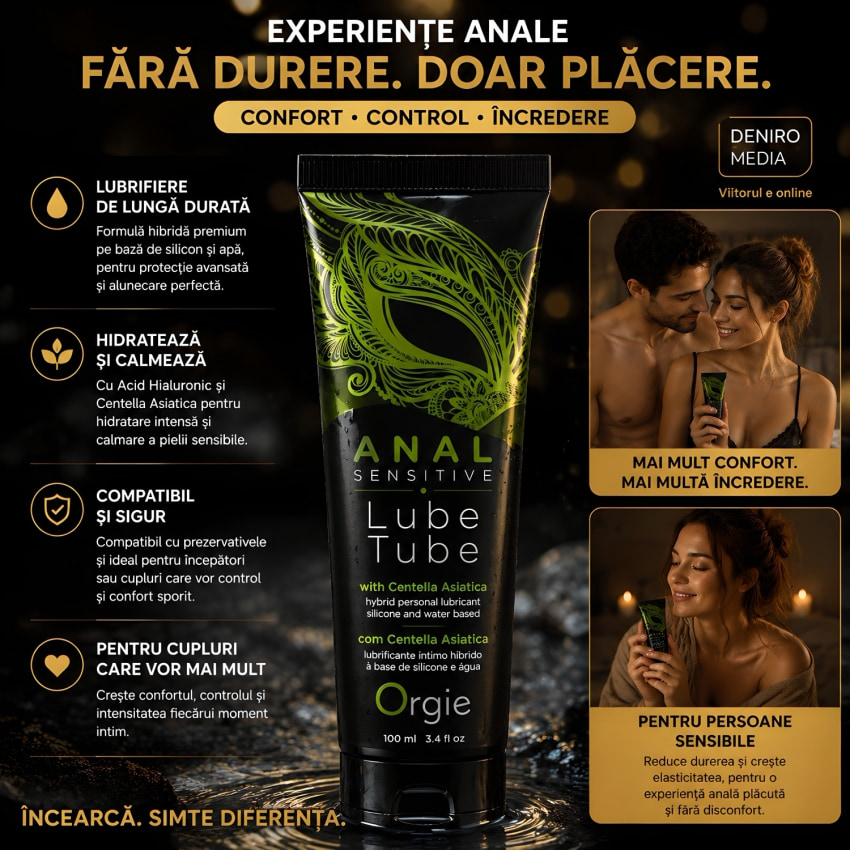 Lubrifiant Anal Lube Tube Sensitive Hibrid 100 ml