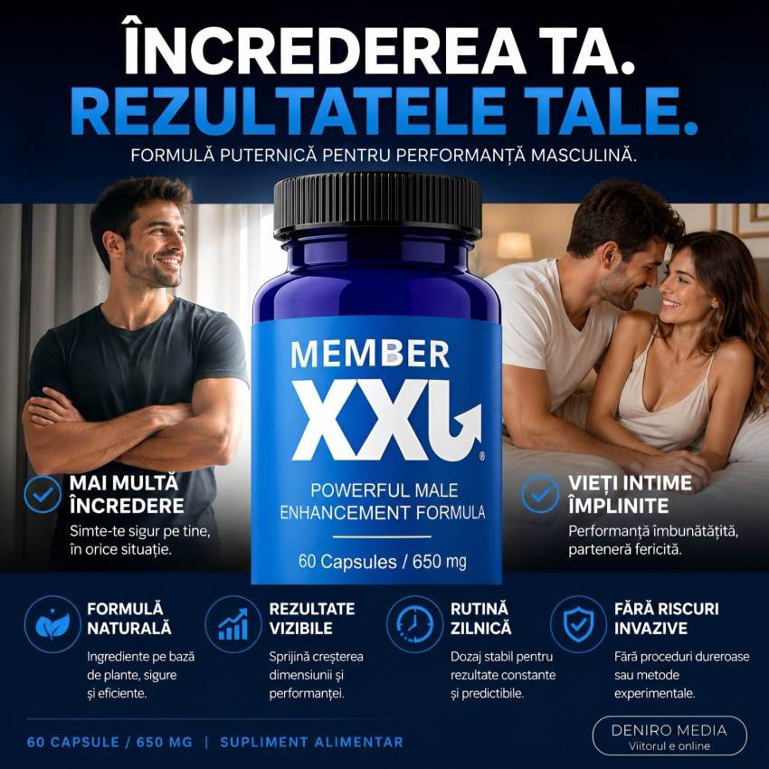 Member XXL Capsule Din Plante Pentru Mărirea Penisului 60buc
