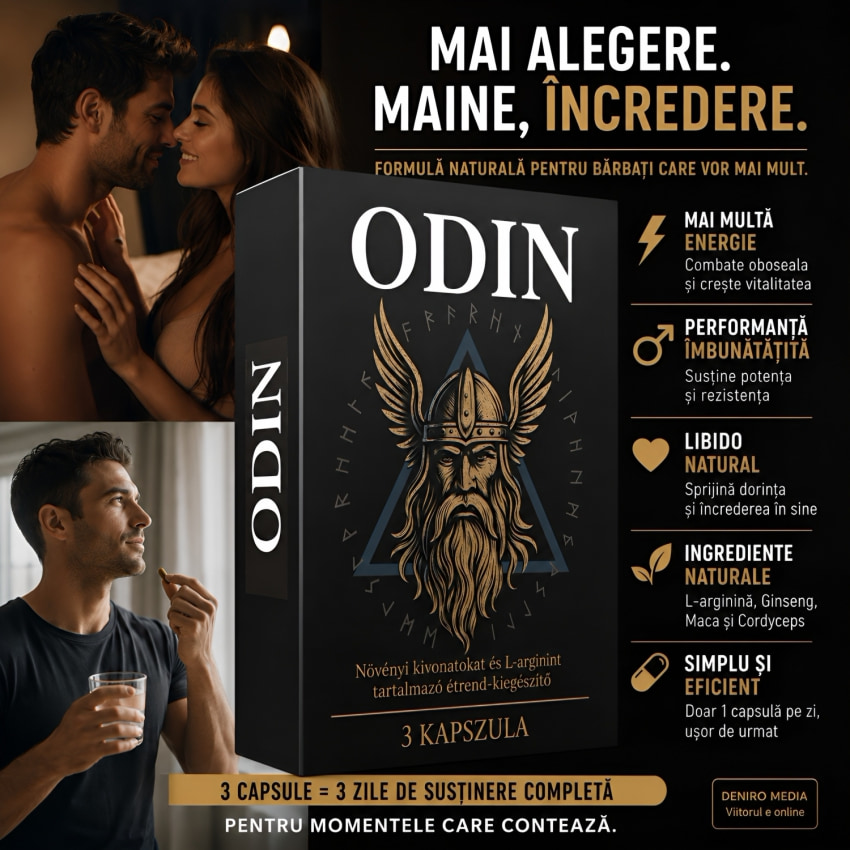 ODIN Trio – Pentru Creșterea Potenței, 3 Capsule