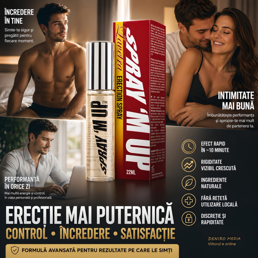 Pachet Parfum cu Feromoni Pheromen 15ml + Spray Erecție Spray M-Up 22ml