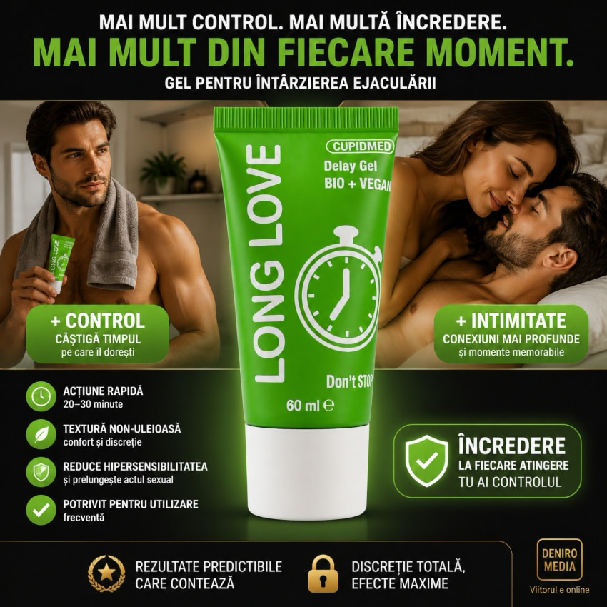 Gel Ejaculare Precoce Long Love Gel 60 ml