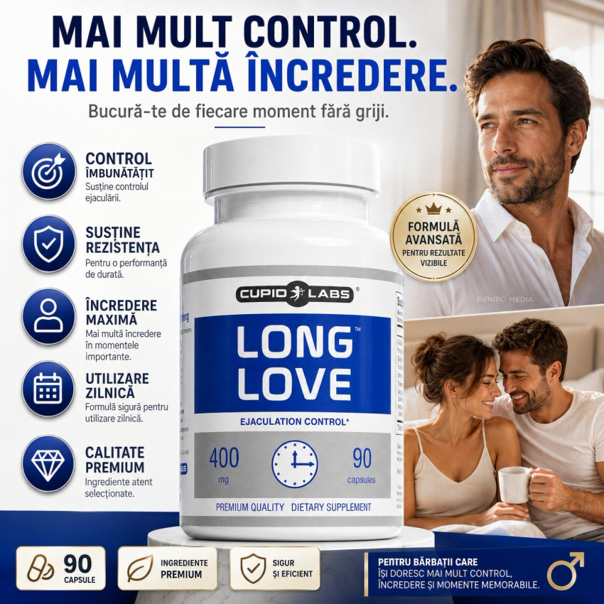 Pachet Cremă Mărirea Penisului Enlargo 100ml + Pastile Ejaculare Precoce Long Love 90buc