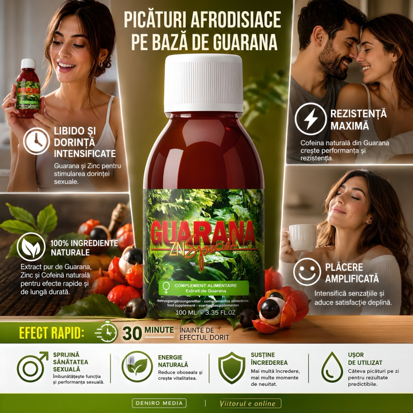 Pachet Spray HOT Delay 50 ml + Afrodisiac Guarana ZN Special 100ml