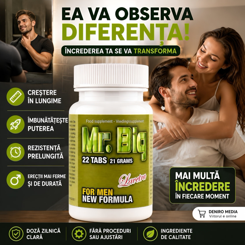 Pastile De Mărire A Penisului Mr. Big 22buc