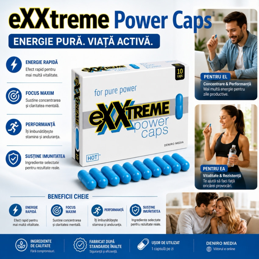 Pastile eXXtreme Power Caps 10buc