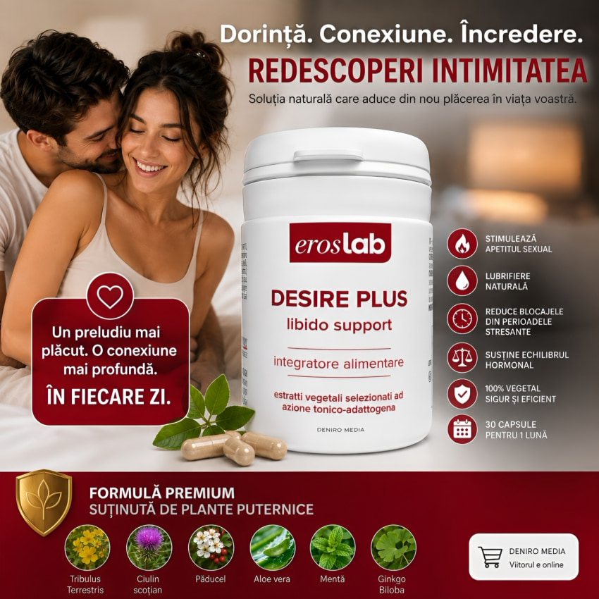 Pastile Libido Feminin Desire Plus 30 buc