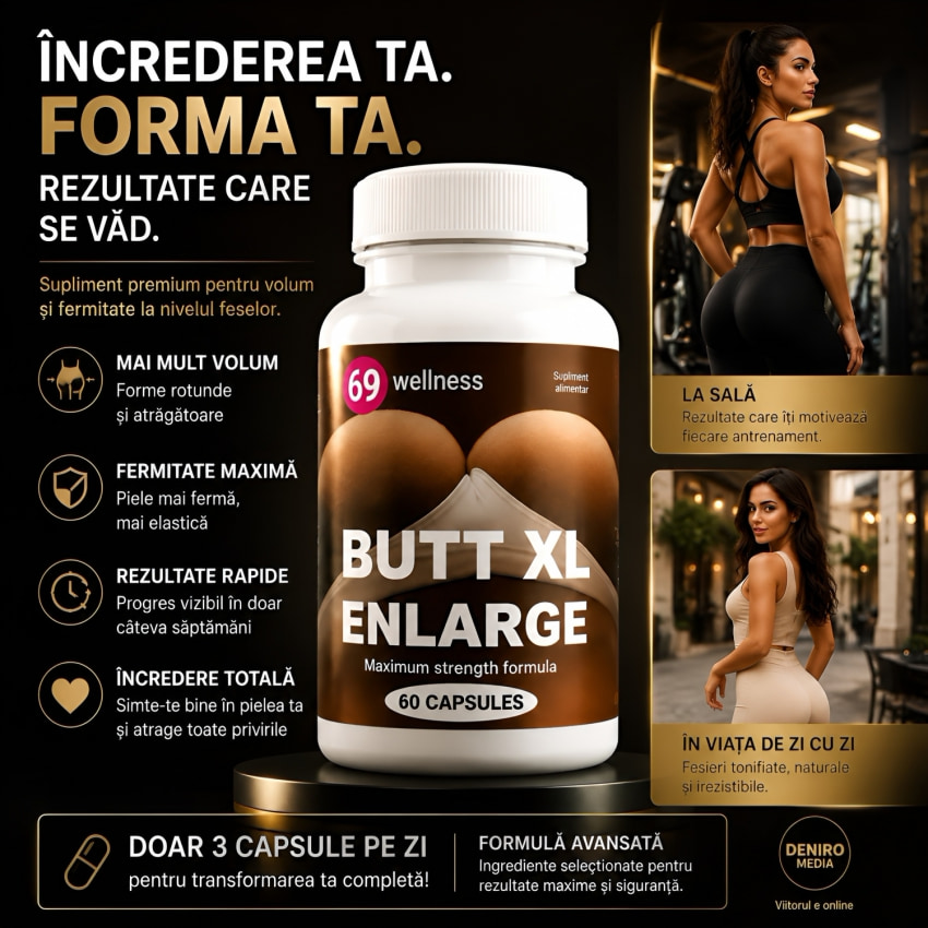 Pastile Mărirea Fundului XL 60capsule