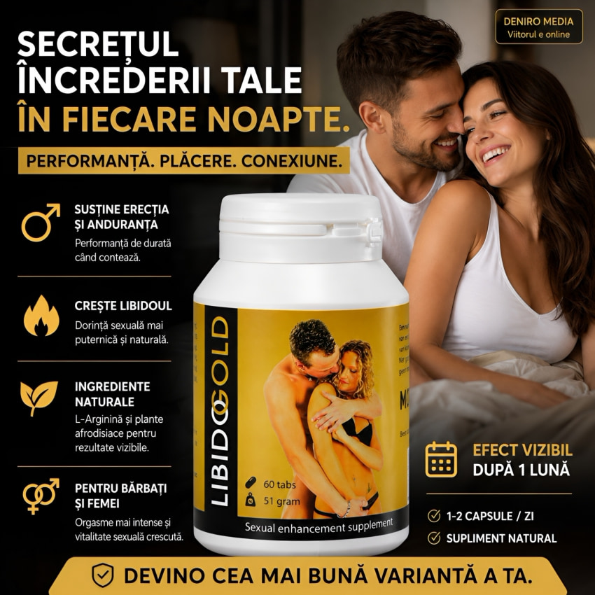 Pastile Pentru Creșterea Libidoului LibidoGold 60capsule
