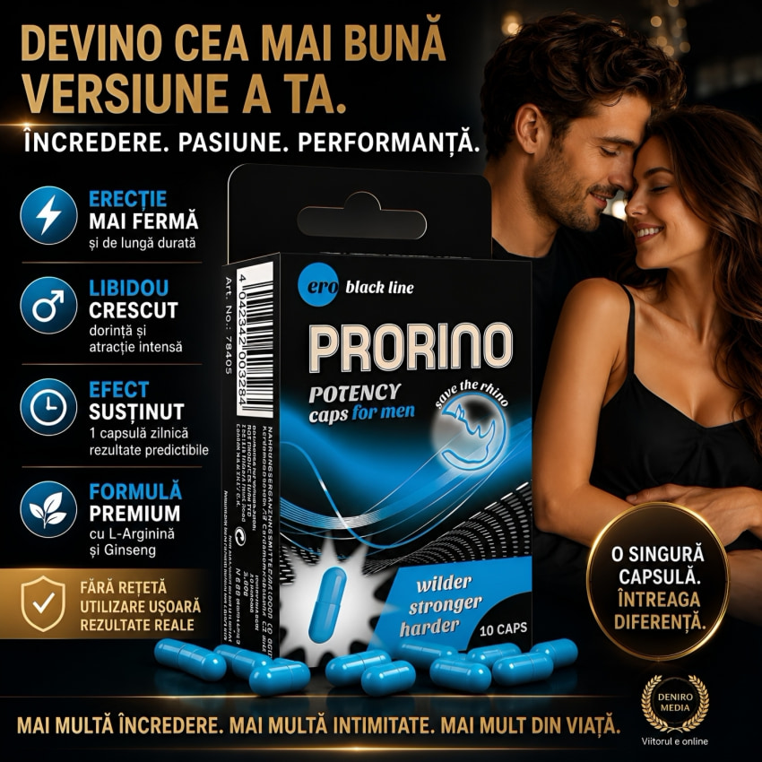 Pastile Potență Prorino 10capsule