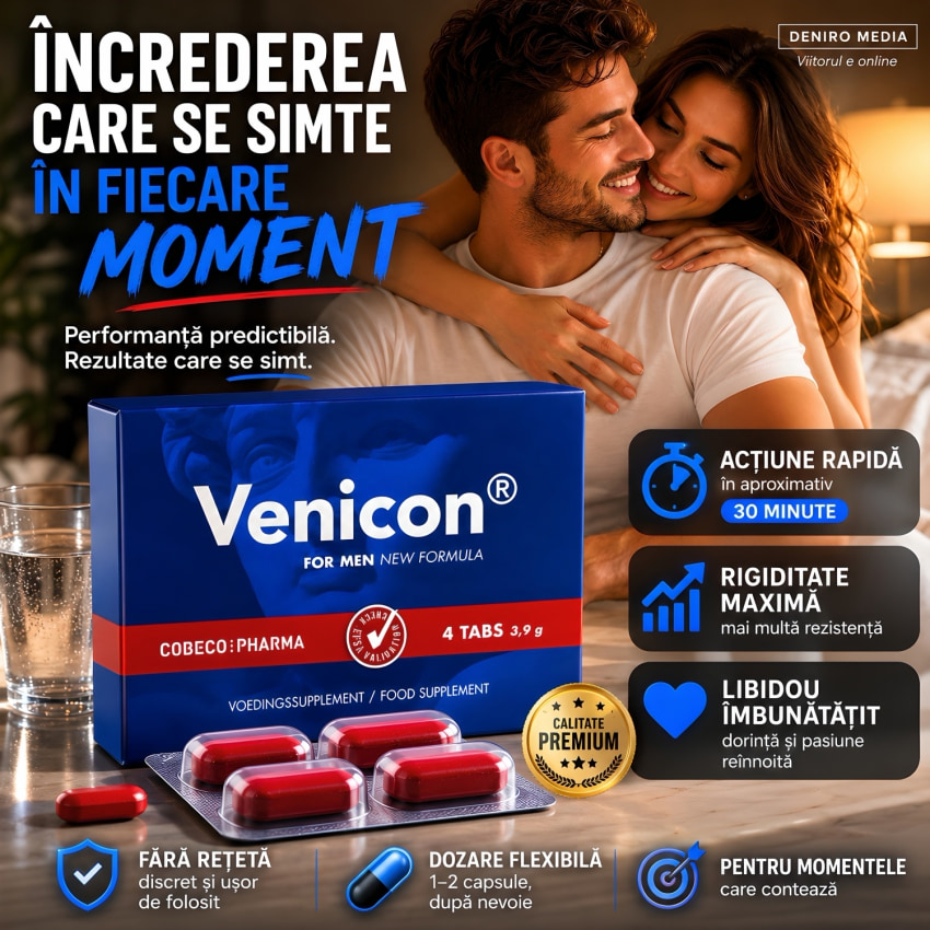 Pastile Venicon Pentru Bărbați 4capsule