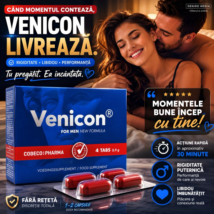 Pastile Venicon Pentru Bărbați 4capsule