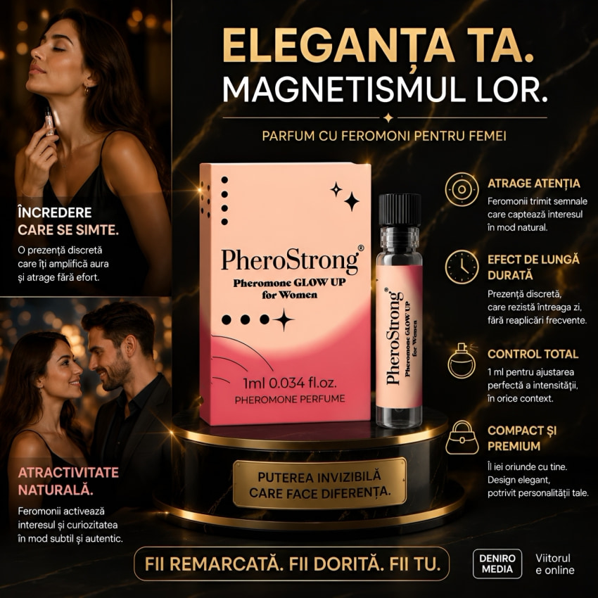 PheroStrong Glow-Up Pentru Femei — Parfum Discret 1 ml