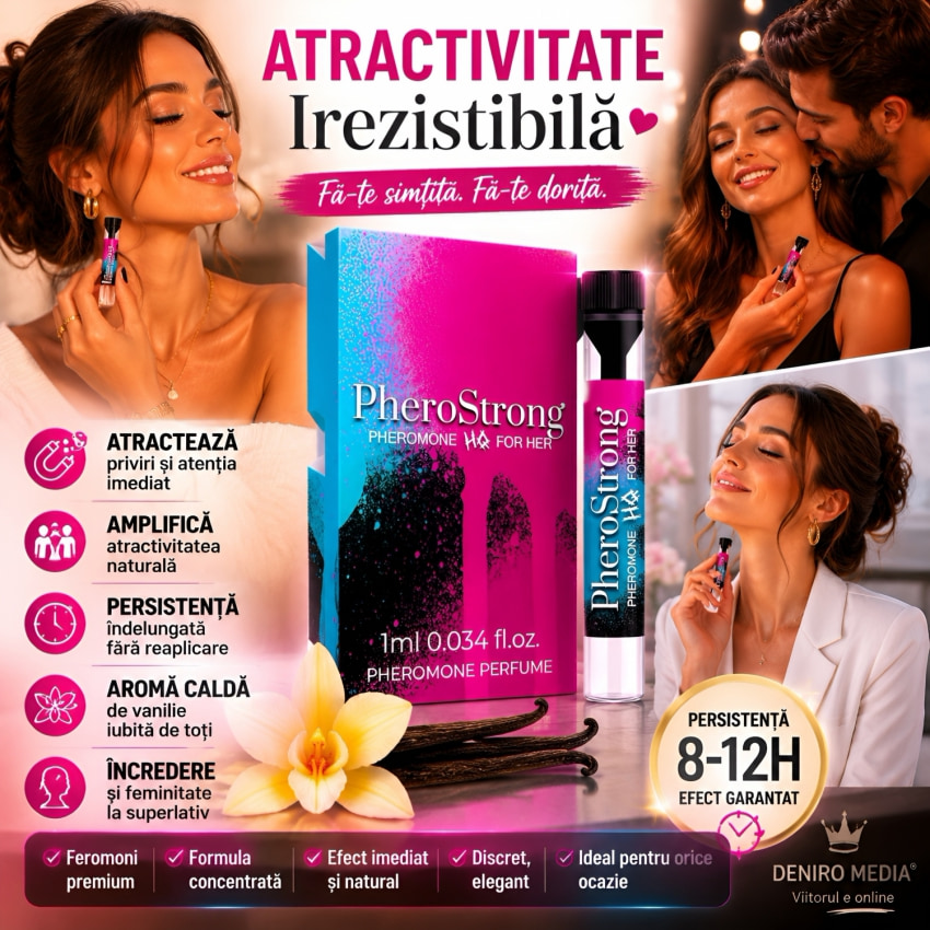 PheroStrong Pheromone Pentru Ea — Aromă Florală Distinctă 1ml